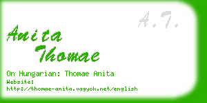 anita thomae business card
